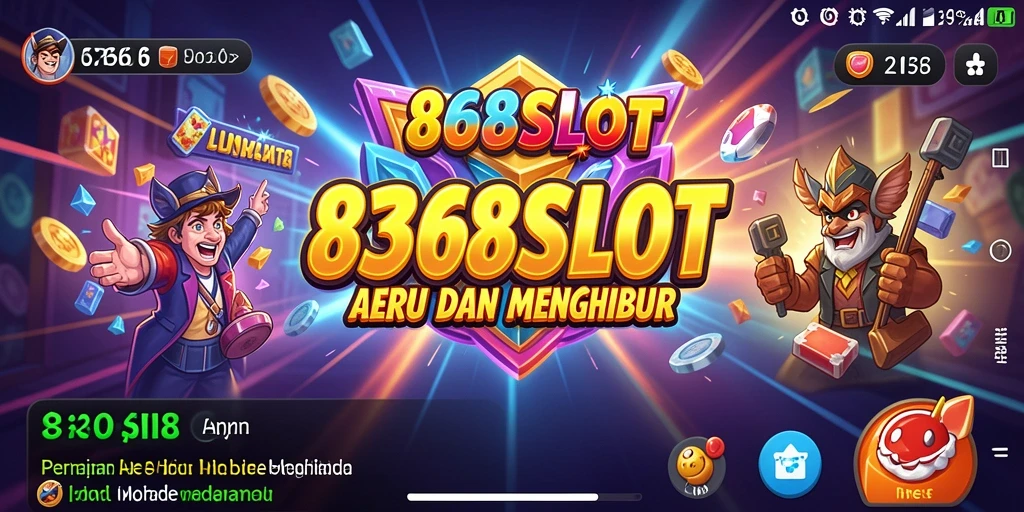 Screenshot utama 8368SLOT menampilkan gameplay yang penuh aksi dan tantangan seru.