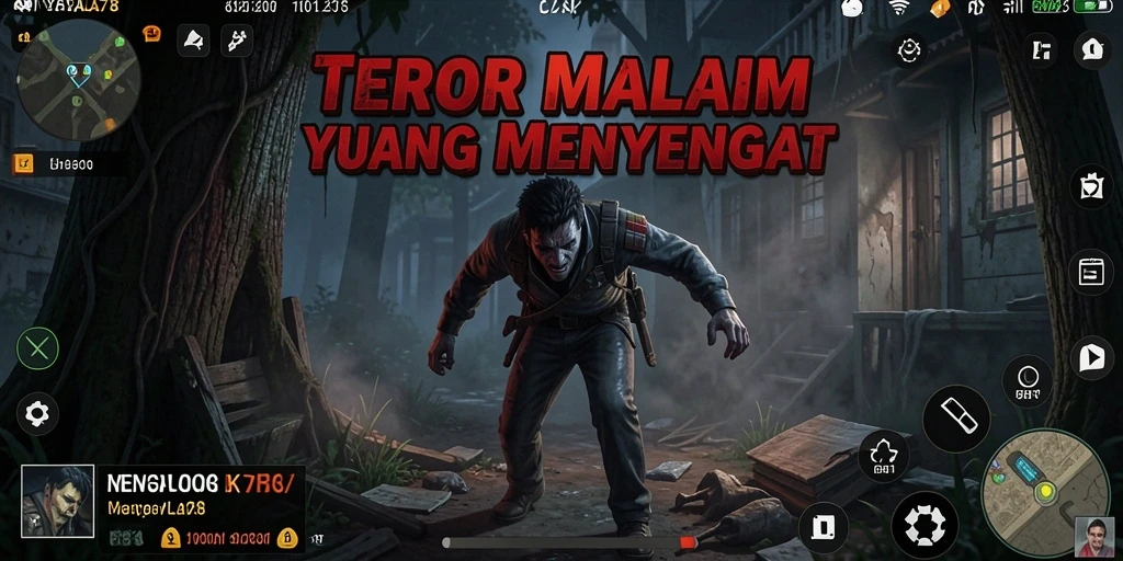 Screenshot menampilkan pengalaman menyeramkan di dalam game MENYALA78.