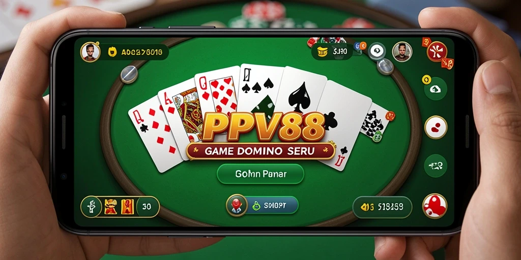 Tampilan gameplay seru dari PPV88 yang menampilkan aksi Domino.