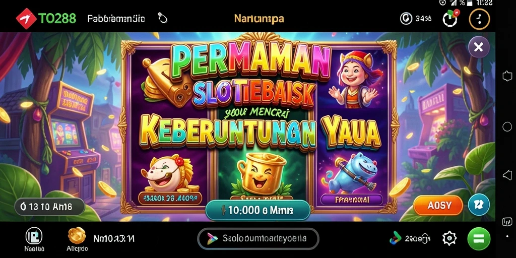 Tampilan gameplay menarik TO288 dengan grafis dan animasi slot yang memukau.